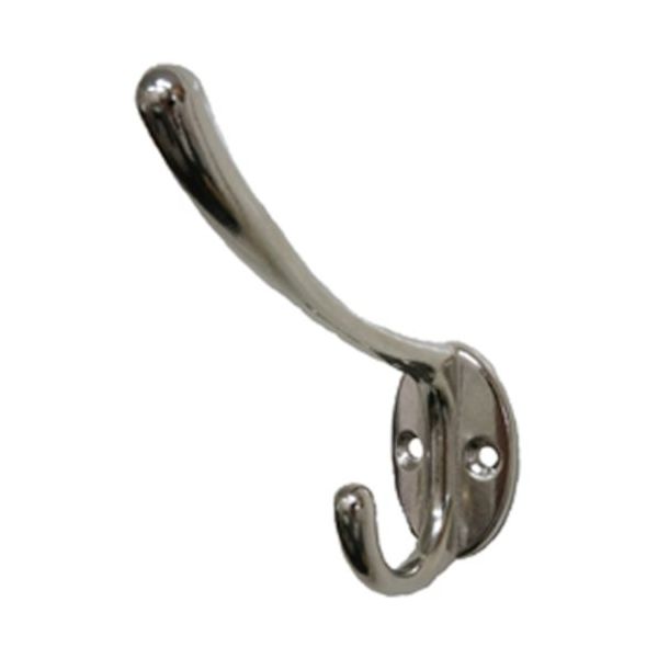 ニッサチェイン 120大ニッケル落京帽子掛(60個入) HG120B-NI 1箱(60個) 545-2979（直送品）