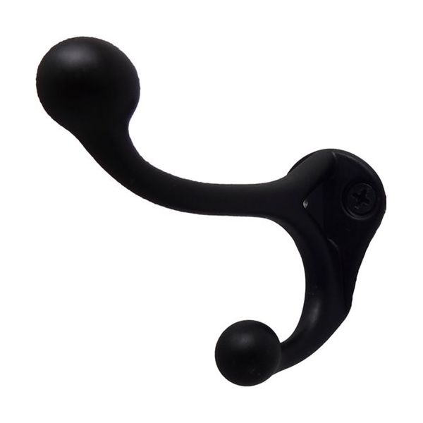 ニッサチェイン 160黒並型帽子掛(40個入) HG160-BK 1箱(40個) 545-2967（直送品）