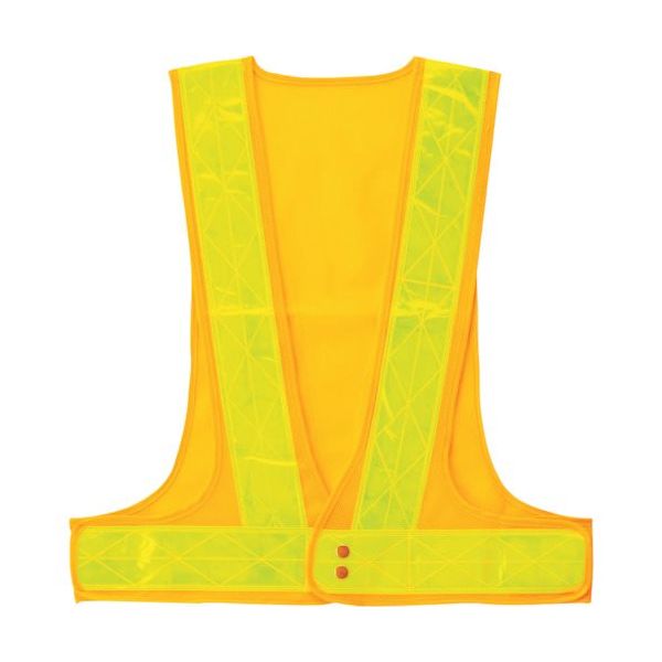 岡潮 安全ベスト 7cm幅 黄メッシュ×黄反射 OK5703 1着 452-3959（直送品）