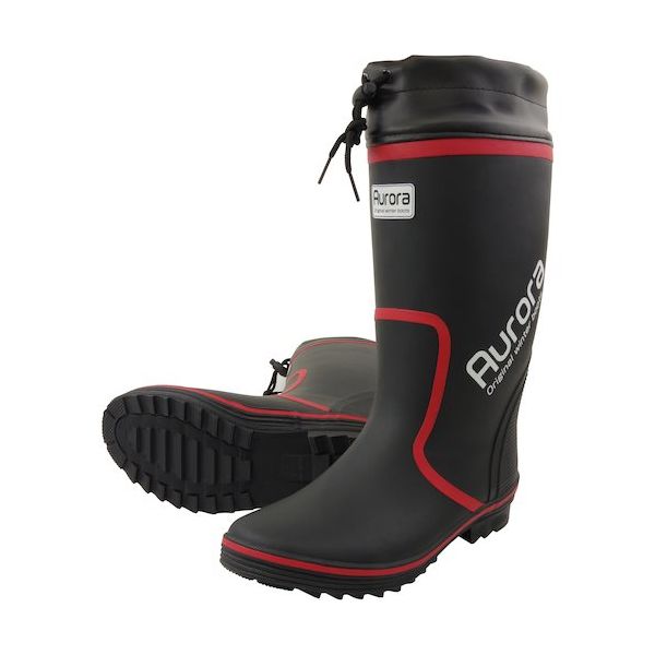 喜多 防寒ウレタンゴム長靴 カバー付 KR790U ブラック 25.5 KR790U-BK-25.5 1足 462-1089（直送品）