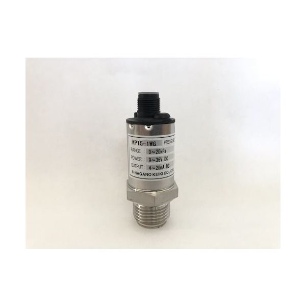 長野計器 長野 先端ダイヤフラム式圧力発信器 KP15―1WG 0~100kPa KP15-1WG-X 1個 503-3236（直送品）