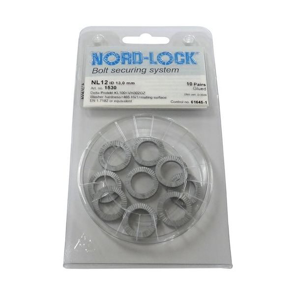 ノルトロックワッシャー 254SMO NL10SSー254 ブリスターパック(10枚入) NL10SS-254-BP 1パック(10枚)（直送品）