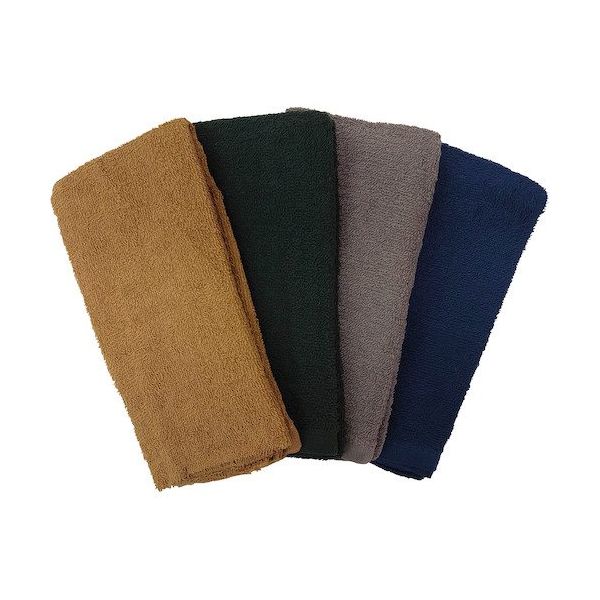 喜多 ロングタオル4枚組 ダークカラー No4820 ダークカラーアソート 約100×34cm NO4820-DARKCOLOR 1組（直送品）