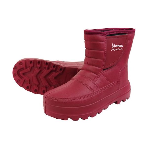 喜多 防寒婦人用EVAノルディックブーツ ワイン L(24.5~25.0) MK661-WIN-L 1足 538-9530（直送品）