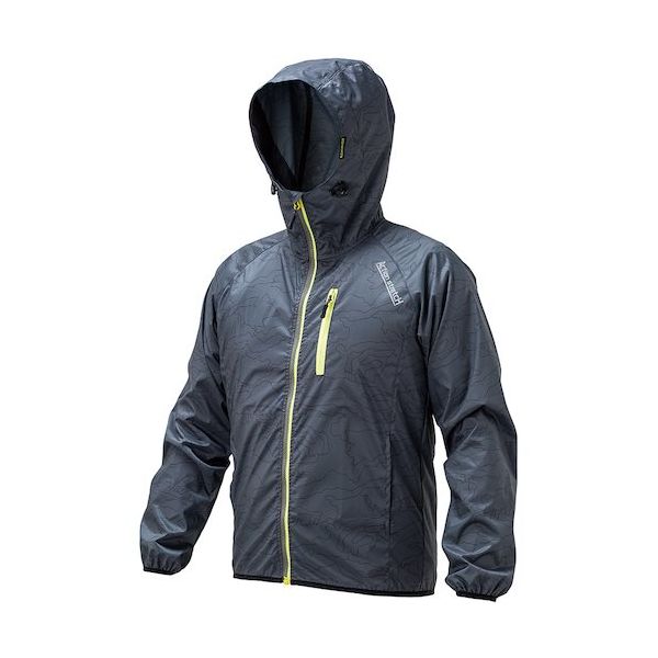 喜多 耐久撥水ストレッチウインドブレーカー クレイチャコール LL NO3050-GRY-LL 1着 527-5677（直送品）