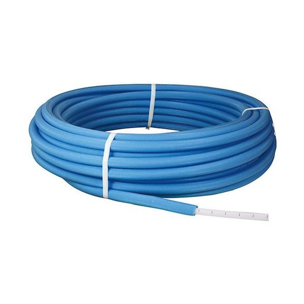 オンダ製作所 架橋ポリエチレン管 被覆イージーカポリパイプW ブルー 5mm被覆 20A 30m PEX20C-PB5-Y30 1巻（直送品）