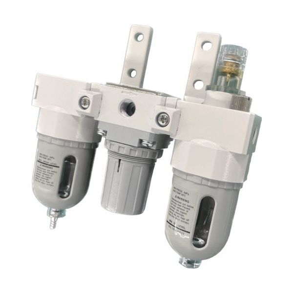 TAIYO エアコントロールユニット/3点セット(ブラケット付)Rc1/8 SFRL3-06-B 1個 522-7351（直送品）