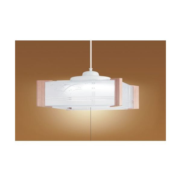 ホタルクス LED和風ペンダント ~6畳 透明樹脂セード 本木調樹脂飾り 3100lm HCDA0659 1台 562-5806（直送品）