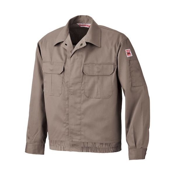 アリオカ Max Dyna 防炎空調エアコン服(SUSメッシュカバー付) MD910K-S-GR 1着 567-9392（直送品）