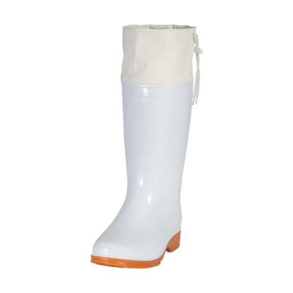 日進ゴム 日進 フード付耐滑衛生長靴 HYPER V#4200 27.0cm V4200W-27.0 1足 434-7542（直送品）