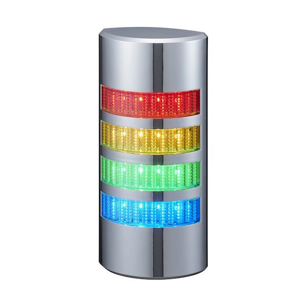 パトライト 壁面取付け積層信号灯 WEーLAN WE-402UB-LAN 1台 538-0054（直送品）