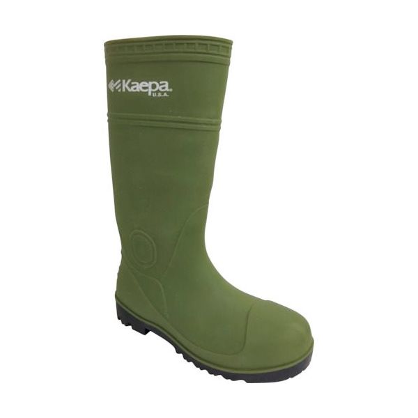 スター・トレーディング Kaepa セーフティーTPEブーツ グリーン L STK-5100 GR 1足 535-7419（直送品）