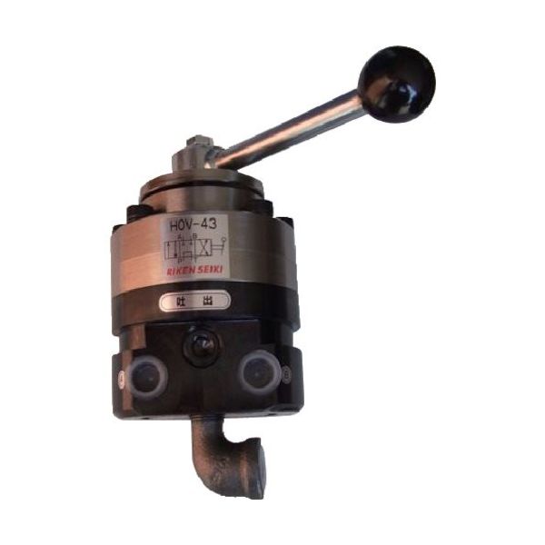 理研機器 RIKEN 手動切換弁 HOV-48P 1個 848-1233（直送品）
