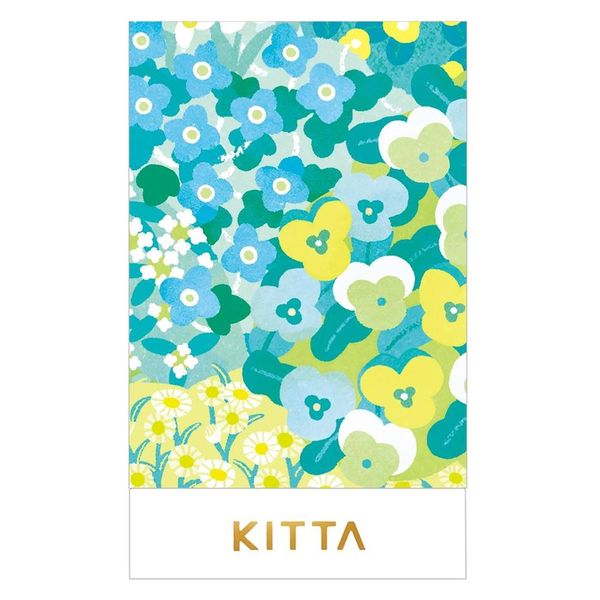 キングジム KITTA 切手風シール キッタスペシャル（ガーデン） KITP007 1冊 - アスクル