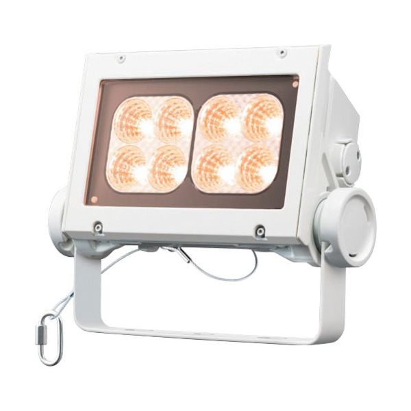 岩崎電気 岩崎 LED投光器(60クラス、中角タイプ、電球色タイプ) ECF6040M/LSAN8/W 1台 535-6411（直送品）