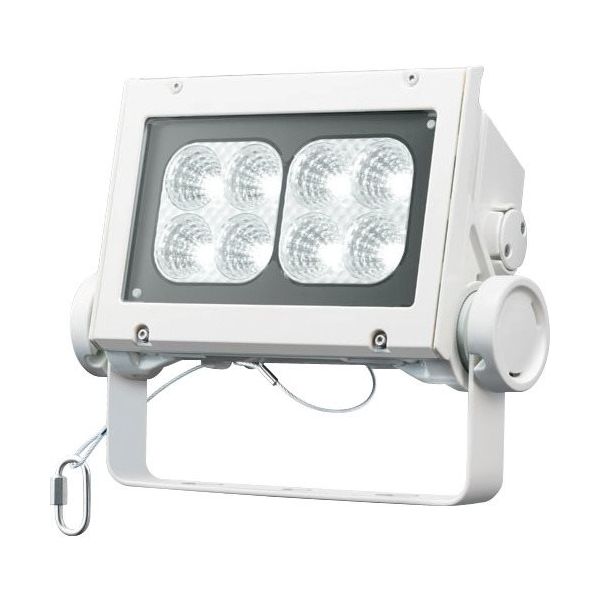 岩崎電気 岩崎 LED投光器(60クラス、中角タイプ、昼白色タイプ) ECF6040M/NSAN8/W 1台 535-7945（直送品）