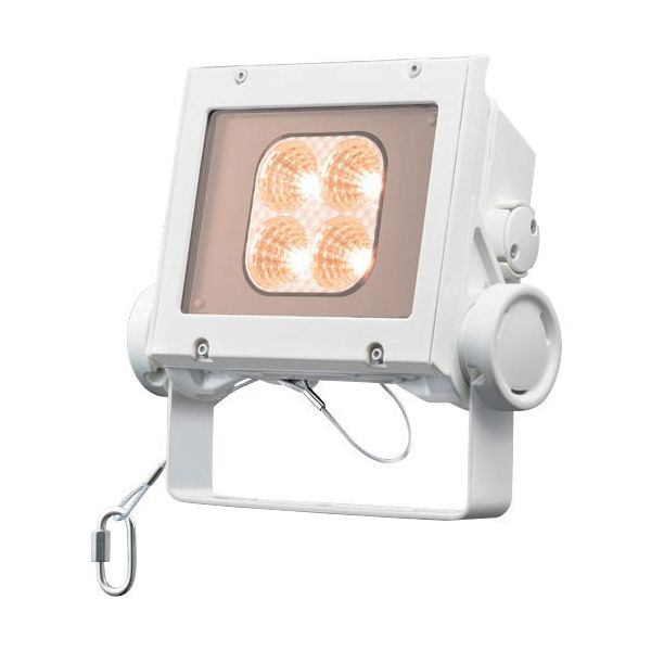 岩崎電気 岩崎 LED投光器(40クラス、中角タイプ、電球色タイプ) ECF4040M/LSAN8/W 1台 535-6337（直送品）