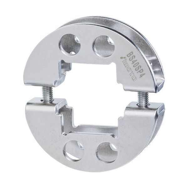 岩田製作所 IWATA 角シャフト用 4穴付 SUS304 BS15SP4 1個 220-9698（直送品）