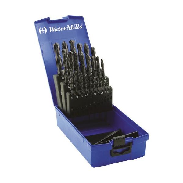 ノガ・ウォーターズ ウォーターミルズ ハイス鋼ストレートドリル25本組セット WMHSD25SET 1個 505-2826（直送品）