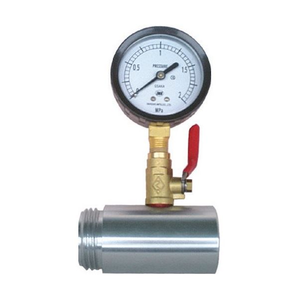 岩崎製作所 アルミ製 易操作性1号用 放水圧力測定器(コック付) 23ICI30A-C 1個 511-3561（直送品）