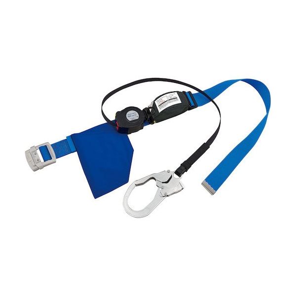タイタン 胴ベルト型ロック付き巻取式 シングル REELOCK S2NEO 130kg仕様 スカイブルー SLN505-130-SB 1本（直送品）
