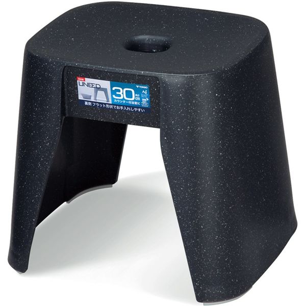 新輝合成 TONBO ユニード バスチェアB30 ブラックストーン 07786 1個 521-2866（直送品）