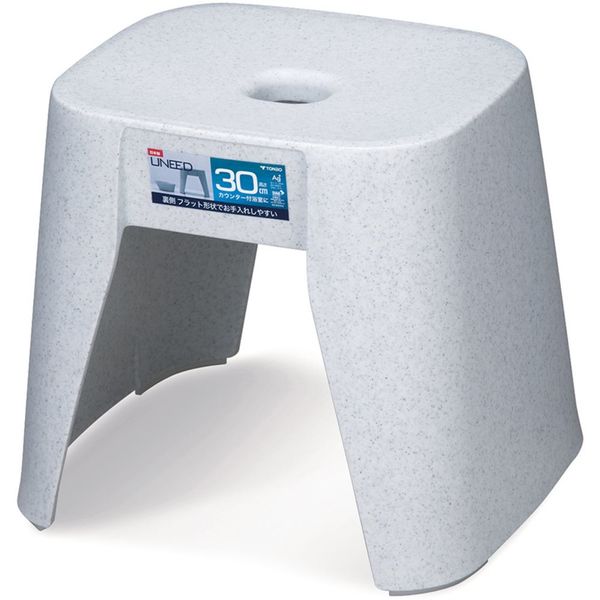 新輝合成 TONBO ユニード バスチェアB30 ホワイトストーン 07787 1個 521-2883（直送品）