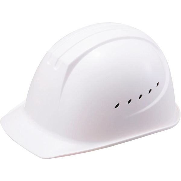 タニザワ エアライト搭載ヘルメット ST#01610ーJZ2(EPA) 通気孔付 溝付 ABS製 ホワイト 01610-JZ2-W1-J（直送品）