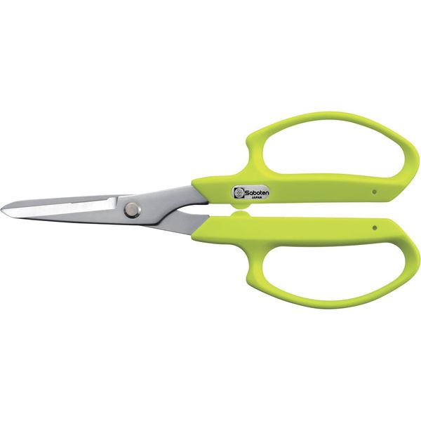 サボテン 工作鋏シャインカットプラス ライムグリーン 1285SL 1セット(12丁) 557-5200（直送品）