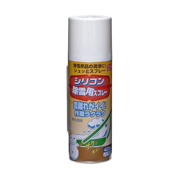ニッペホームプロダクツ ニッぺ シリコン除雪用スプレー 420ml 無色透明 HAE001 4976124320064 1缶（直送品）