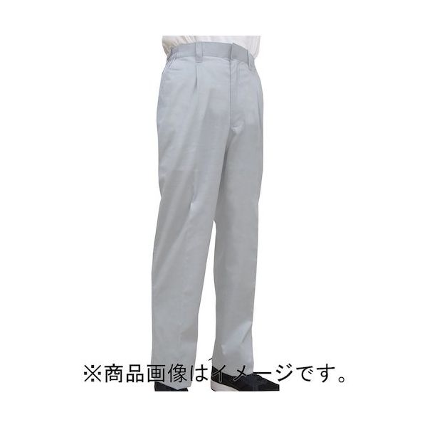 トーマセンイ TEAGLES 5451 CVC綿混スラックス アースグリーン LL EG 1枚 554-9084（直送品）