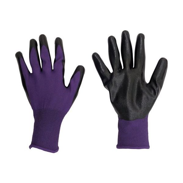 丸和ケミカル ニトリルコート背抜き手袋（スマホ対応）