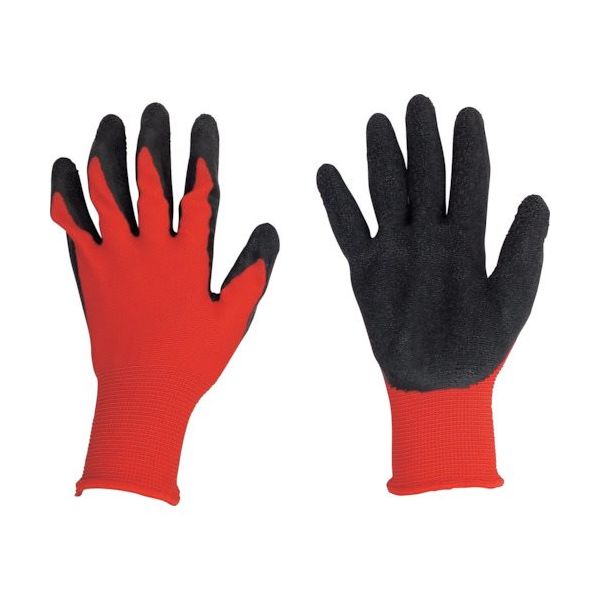 丸和ケミカル 天然ゴム背抜き手袋(レッド) Mサイズ 751-M 1セット(10双) 569-2035（直送品）