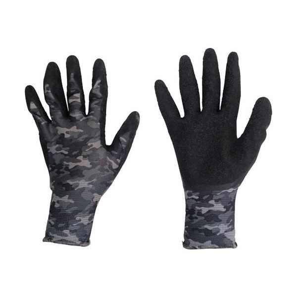 丸和ケミカル 天然ゴム背抜き手袋(迷彩柄) 757 1セット(10双) 569-2497（直送品）