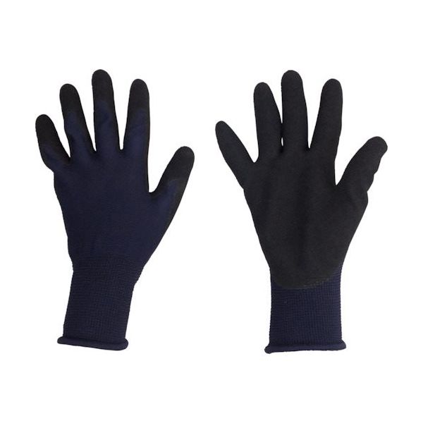 丸和ケミカル 発泡天然ゴム背抜き手袋(ネイビー) Mサイズ 871-M 1セット(10双) 569-2490（直送品）