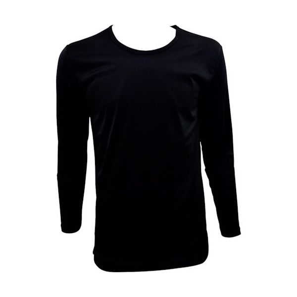 アズ BREEZE/TEX 防風長袖丸首シャツ 黒 M 911938M09 1枚 567-5850（直送品）