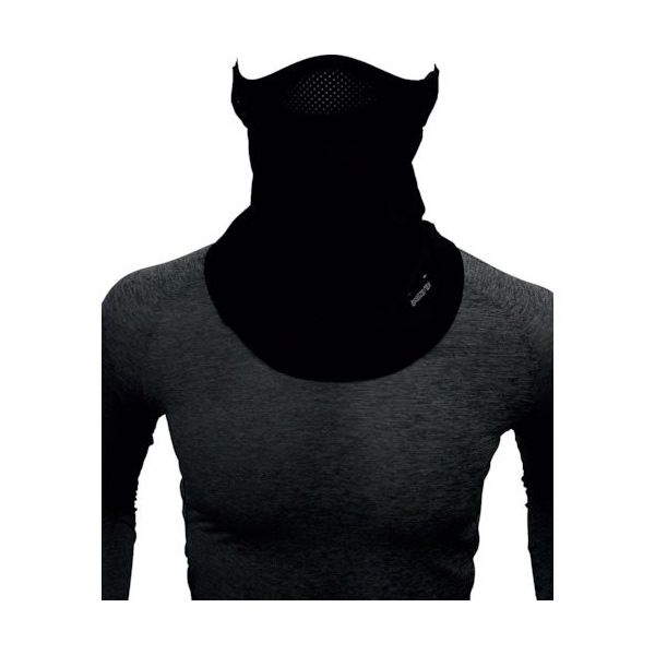 アズ BREEZE/TEX 防風ネックゲイター 黒 91208709 1枚 567-5833（直送品）