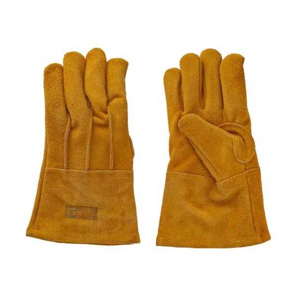 アクセス Griplus レザーメイト・ソフトグラブ イエロー L GP-100-YE-1P-L 1セット(5双) 563-1934（直送品）