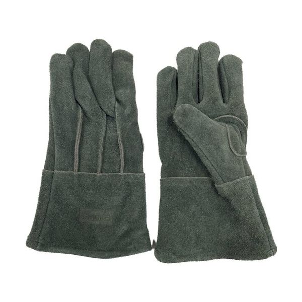 アクセス Griplus レザーメイト・ソフトグラブ オリーブグリーン L GP-100-GR-1P-L 1セット(5双) 563-1946（直送品）