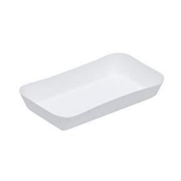 サンナップ 試食皿 角小 100枚入り TST-KS 1セット(4000枚:100枚×40パック) 558-6320（直送品）