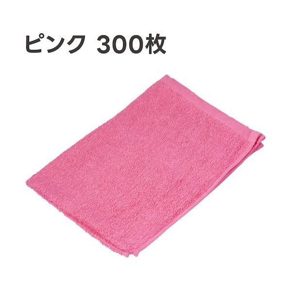 アピカ 洗車タオル180匁 ピンク 300枚セット 500×340mm F342 1箱(300枚) 537-3079（直送品）