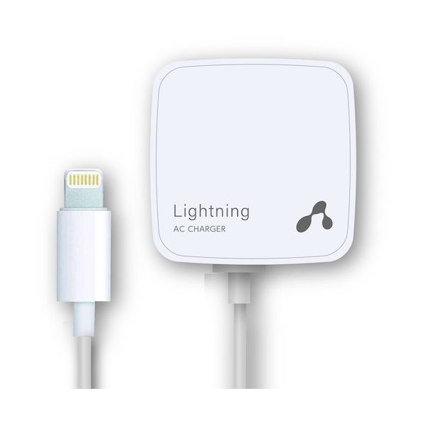 エアージェイ airーJ AC CUBE2.1A for iphone WH MAJ-SD21 1個 392-8941（直送品）