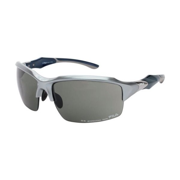 エニックス FILA サングラス SF6401ーシルバー・ネイビー SF6401-COL.53 1セット(5個) 423-7992（直送品）