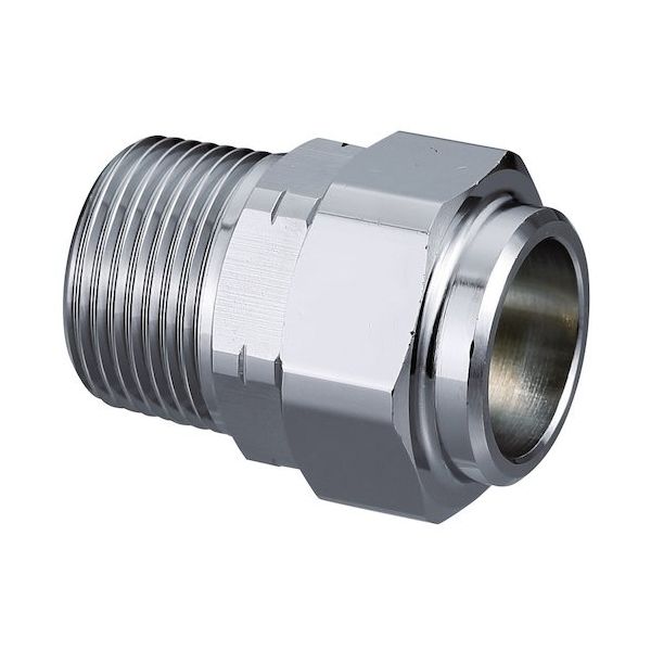 オンダ製作所 FCJ44型 テーパおねじ(管端コア対応) R1×φ25 FCJ44-2525CM-S 1個 533-5042（直送品）