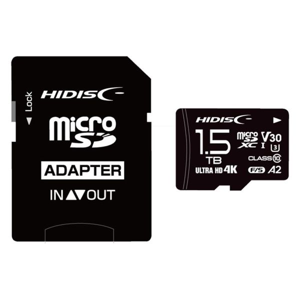 磁気研究所 大容量1.5TB、読み込み100MB/sの高速転送のmicroSDXC
