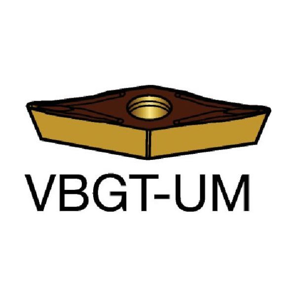 サンドビック コロターン107 旋削用ポジチップ(130) 1125 VBGT 16 04 04-UM 1セット(10個)（直送品） 38,060円