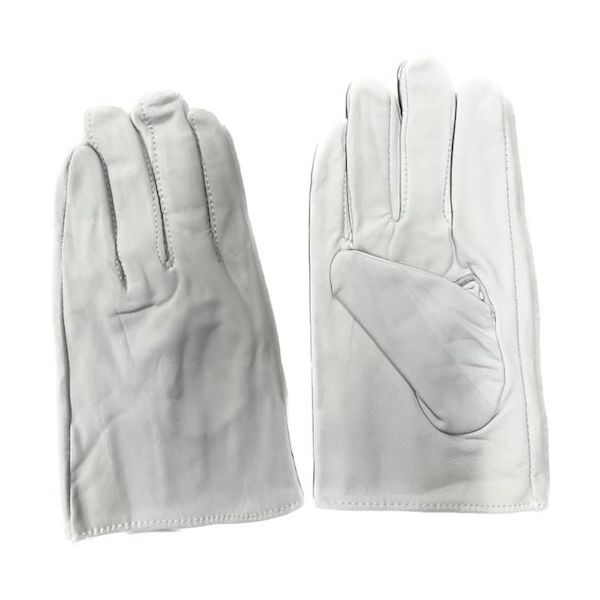 南村製作所 ラッキーワーカー 牛革クレスト手袋(表革) 707 M 白 707-W-M 1セット(10双) 501-0197（直送品）