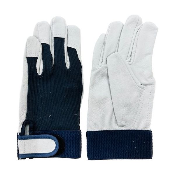 南村製作所 ラッキーワーカー 豚革クレスト甲メリヤスマジック 800T S 白 800T-S 1セット(10双) 495-3870（直送品）