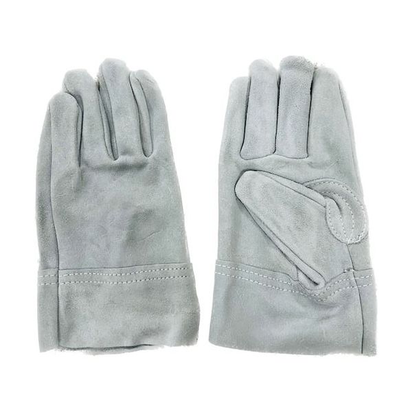 南村製作所 ラッキーワーカー 牛床革手袋 内縫 7B フリー 1セット(10双) 506-0205（直送品）