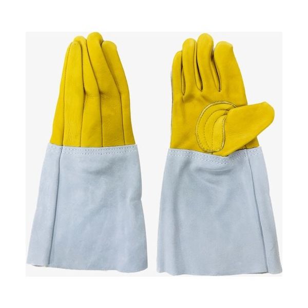 南村製作所 ラッキーワーカー 溶接用革手袋 コンビ5本指 6055 フリー 1セット(10双) 506-0190（直送品）